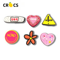 Jibbitz crocs Quyến Rũ Lỗ Giày Phụ Kiện crocs Phụ Kiện Giày Trang Trí Hoa Khóa DIY Cuộc Sống Hoạt Hình Khóa Giày Phụ Kiện Carlo Chibixing