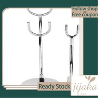 Jijaka Convenient Electroplating Metal Multi-function Shaving Brush Stand Kit