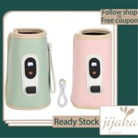 Jijaka Milk Bottle Warmer Bag with LCD Display 5 Speed Temperature Adjustable Waterproof USB Portable for All Bottles