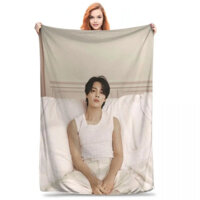 Jimin Mặt Chăn Lông Cừu Đa Năng Sofa Ném Chăn Cho Ghế Chăn Ga Gối Văn Phòng Ném Khăn Trải Giường Chăn