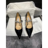 Jimmy Choo Giày đế thấp phong cách mới Giày đi lại hàng ngày