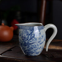 Jingdezhen Đất Sét Cũ Xanh Trắng Chim Fair Cup Trà Gốm Biển Nam Cốc Đồng Nhất Hộ Gia Đình Cốc Kích Thước Nhỏ Hộp Đựng Trà Zero Match [A211-10]