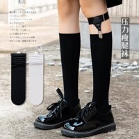 Jinglu - Tất bắp chân giảm áp cho phụ nữ, tất mùa hè, tất JK Nhật Bản, tất Zhuji, tất ống dài