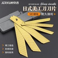 Jingxuan Nghệ Thuật Lưỡi Dao Lớn 9/18mm Dày Giấy Dán Tường Dao Cắt Giấy Lưỡi Dao Cắt Công Nghiệp cưa tay nhỏ cưa lọng cắt mica
