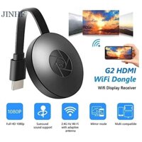 Jinhf 1080P G2 Cho MiraScreen Màn Hình Anycast Wifi HDMI Di Động Miracast Dongle Tương Thích Cho Tivi Android Ios Gương Màn Hình HOT