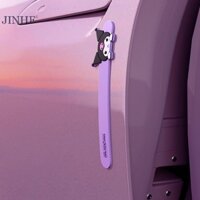 Jinhf 4 Sanrio Hello Kitty Kuromi Cửa Ốp Lưng Miếng Dán Tay Cầm Gương Chiếu Hậu Đảo Ngược Gương Ốp Lưng Dải Trang Trí Ô Tô Phụ Kiện HOT