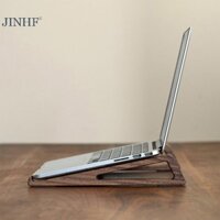 Jinhf Đa Năng Di Động Bằng Gỗ Giá Đỡ Laptop Đứng Làm Mát Máy Tính Thích Hợp Cho Máy Tính Xách Tay Laptop Máy Tính Bảng 10-17 Inch HOT