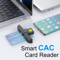 Jinhf USB-C IC Đầu Đọc Thẻ Thông Minh Cho Thẻ Ngân Hàng Thẻ ID Di Động Type-C Thẻ SIM Adapter Cho Điện Thoại Laptop PC Filing Ts CAC HOT
