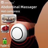 Jinkairui Mini Máy Mát Xa Bụng Di Động Sạc Đa Năng Điện Mềm Dụng Cụ Bụng Nén Nóng Massage Eo Lưng