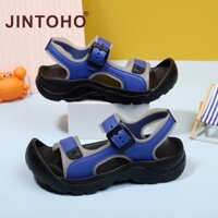 Jintoho 30-39 Trẻ Em Mùa Hè Xăng đan Eva Bé Trai Thiết Kế Giày Đi Biển Cho Bé Trai Giày Chống Trơn Trượt Trẻ Em Thường Ngày Trẻ Em