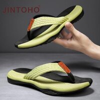 Jintoho Dép xỏ ngón mềm mới Dép nam mùa hè Dép đi biển