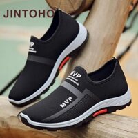 Jintoho Giày thể thao nam giá rẻ Giày thể thao thông thường dành cho nam Giày cao su