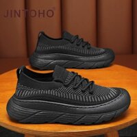 Jintoho Giày thường ngày Lưới mùa hè Giày dừa thoáng khí Phiên bản Hàn Quốc Giày thể thao nam đế dày phù hợp