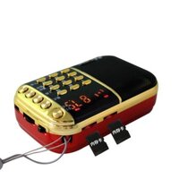 Jinzheng B850 người già thẻ Radio âm thanh nhỏ đa chức năng thẻ kép Pin Kép Máy nghe nhạc