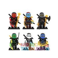 JISI 0086 0087 0088 0089 0090 0091 non Lego BIỆT ĐỘI CÁC CHIẾN BINH NINJA bộ đồ chơi xếp lắp ráp ghép mô hình The Lego Ninjago Movie Ninja Lốc Xoáy