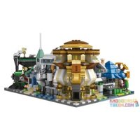 JISI 1120 1121 1122 1123 1124 1125 non Lego CÁC CÔNG TRÌNH KIẾN TRÚC CỦA THÀNH PHỐ bộ đồ chơi xếp lắp ráp ghép mô hình Mini Modular Đường Phố Thu Nhỏ 1512 khối