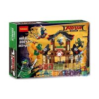 JISI 20011 non Lego CUỘC TRANH CHẤP ĐỀN THỜ CỦA NINJA bộ đồ chơi xếp lắp ráp ghép mô hình The Lego Ninjago Movie THE BATTLE OF TEMPLE Ninja Lốc Xoáy