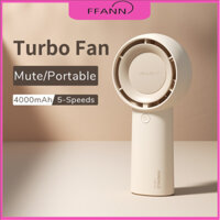 Jisulife FA43 Turbo Quạt Nhỏ Cầm Tay Không Lưỡi Di Động Mini Di Động Nhỏ Sạc Siêu Im Lặng Quạt Gió