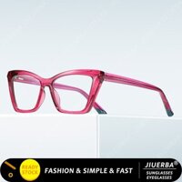 (jiuerba) Light cat eye square frame bảo vệ bức xạ kính máy tính thấu kính có thể thay thế kính mắt quang học