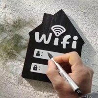 [Jiuijiu] Bảng mật khẩu WiFi Viết tay bằng gỗ Mật khẩu tài khoản WiFi Dấu hiệu nhắc nhở ấm áp có thể ghi lại cho nhà hàng biển hiệu cửa hàng công cộng