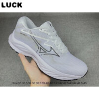 JIUJIU Mizuno Wave Rider 27 Giày chạy thể thao nhẹ, chống mài mòn, hấp thụ sốc, thoải mái