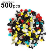 Jj 500 Cái   bộ Đa Năng Hỗn Hợp Xe Ô Tô Đa Năng Đinh Tán Nhựa Chốt Cửa Đẩy Pin VN