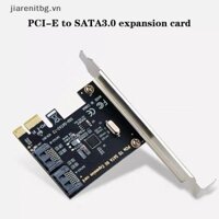 Jj PCI-E SATA 1X 4X 8X 16X Thẻ PCI-E PCI Express Sang SATA 3.0 2-Port SATA III 6Gbps Bộ Chuyển Đổi Mở Rộng Ban Với ASMedia 1061 Chip VN