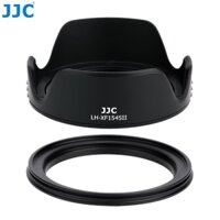 JJC LH-XF1545II Nắp ống kính Lens Hood cho Fujifilm XC 15-45mm f/3.5-5.6 OIS PZ, XF 18mm f/2 R, Canon EF 40mm f/2.8 STM, Nikon NIKKOR Z 40mm f/2, Nikon 28mm f/2.8 NIKKOR Z (SE)