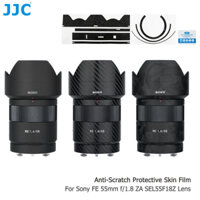 JJC Miếng Dán Bảo Vệ Ống Kính Máy Ảnh Cho Sony FE 55mm F1.8 Ống Kính ZA SEL55F18Z Ống Kính Chống Trầy Xước Trang Trí Da Phim