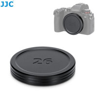 JJC Nhôm Nắp Đậy Ống Kính Cho Máy ảnh Panasonic Lumix S 26mm F8 Ống Kính S-R26 Leica L Gắn Ống Kính Bảo Vệ