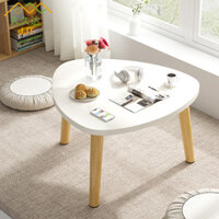 Jjtbalcony cửa sổ bay đơn giản bàn vuông gỗ nguyên khối mini