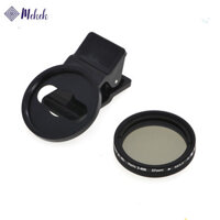 Jk2 Có Thể Điều Chỉnh 37mm Mật Độ Trung Tính Kẹp ND2 - ND400 Ống Kính Lọc Camera Điện Thoại Cho Android ios Mobile