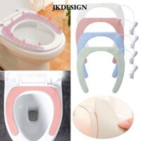 Jkdesign Bồn Cầu Bọc Miếng Lót Có Thể Giặt Sang Trọng Mùa Đông Thảm Đệm Thảm Thảm Nhà Vệ Sinh Vỏ Ghế