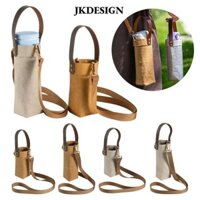 Jkdesign Dây đeo vai chai nước có thể giặt được Giấy Kraft cầm tay thể thao ngoài trời
