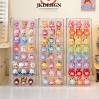 Jkdesign Pop Mart Box Showcase, Bộ nhà để xe nhiều lớp chống bụi Màn hình hiển thị, Mẫu hộp lưu trữ máy tính để bàn trong suốt có thể tháo rời 2024