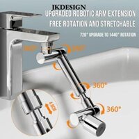 Jkdesign Vòi Máy sục khí Tiết kiệm nước Robot Chậu rửa tay Tap Splash Proof Có thể thu vào