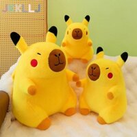 Jkkllj Capybara Đồ Chơi Sang Trọng, Gối Ôm Hình Pikachu Khổng Lồ, Dễ Thương 30 / 38cm Sáng Tạo Mềm Thú Nhồi Bông Gối Trang Trí Nhà