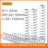 (Jlmq1) Lò xo SUS304 d1.5mm * OD26 / 27 / 28 / 29 / 30mm Chiều dài lò xo dài 30 ~ 150mm lò xo nén thép không gỉ
