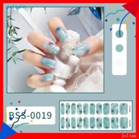 Jln 1 Bộ Dải Móng Tay Gel Bán Chữa Có Tập Tin Móng Tay Miếng Lót Thanh Gỗ Tự Dính Lâu Dài Bóng UV / LED Đèn Móng Tay Full Sơn Móng Tay Miếng Dán