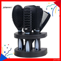 [Jm] Bộ 5 Lược Đệm Chống Tĩnh Điện Salon Bộ Tạo Kiểu Tóc Tại Nhà Có Gương