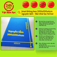 Jmat không keo 200x100x4cm nguyên tấm - Bùi nhùi lọc hồ koi
