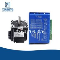 JMC 2-phase 4.5n. M 86mm NEMA 34 1000rpm Stepper servo Motor Kit & Trình điều khiển cho máy CNC 86j1880ec-1000 2hss86h
