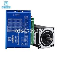 JMC 2.2n. M DC24-48V 5A Stepper servo Motor & driver với phanh cho máy CNC Bộ dụng cụ 2hss57 57j1880ec-1000-scg