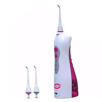 JMung'S Professional Dental Flosser Oral Irrigator with 2 Jet Nozzles and 160ml Reservoir IPX7 Waterproof USB Rechargeable 360° Rotation