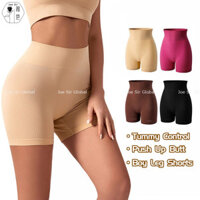 Joe Sir Tummy Control Bé Trai Chân Quần Short Dành Cho Nữ Eo Tông Đơ Boxer Quần Short Giữa Eo Đi Xe Đạp Quần Short Cotton Body Shaper