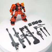 Johnny Gao 1GTO Leding Model 144 Lightning Zaku Bộ thiết bị đầy đủ Lắp ráp Real Red Gundam