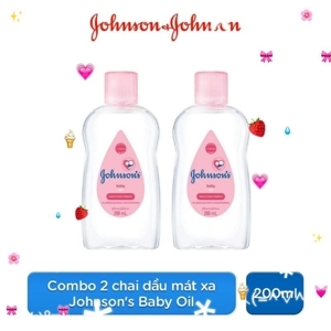 Bộ 2 chai dầu gội đầu dưỡng ẩm Johnson & Johnson -  200ml