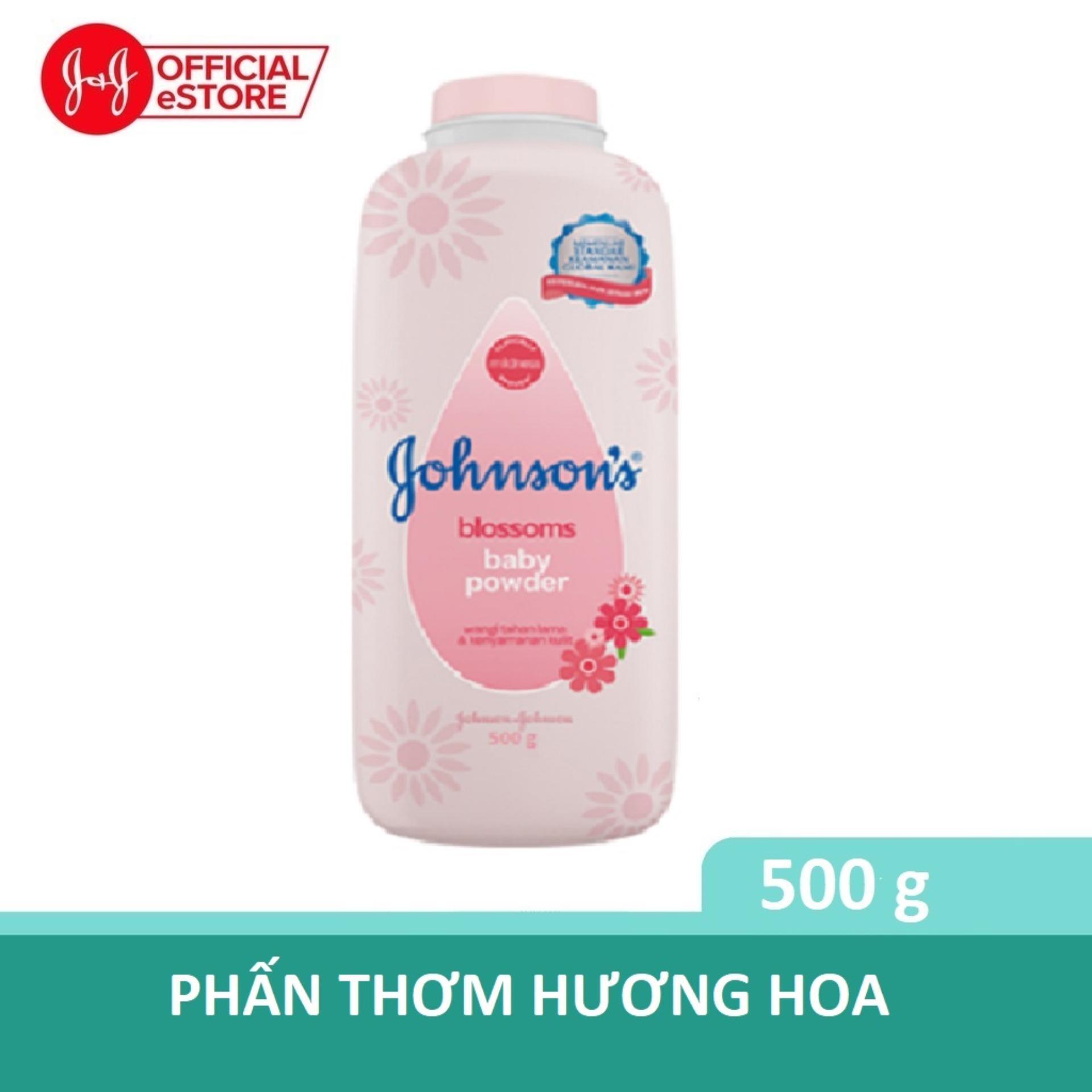 Hộp phấn thơm mùi Blossoms Johnson & Johnson - 500g