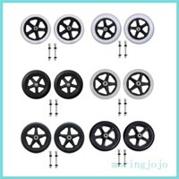 Jojo 2 Chiếc 6 7 8in Xe Lăn Bánh Trước Thay Thế Đa Năng Caster Chống Mài Mòn