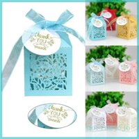 Jojo 50 Chiếc Bánh Quy Bao Bì Hộp Lễ Tình Nhân Kẹo Hộp Trang Trí Đám Cưới Điều Trị Hộp Quà Hộp Kẹo Rỗng B